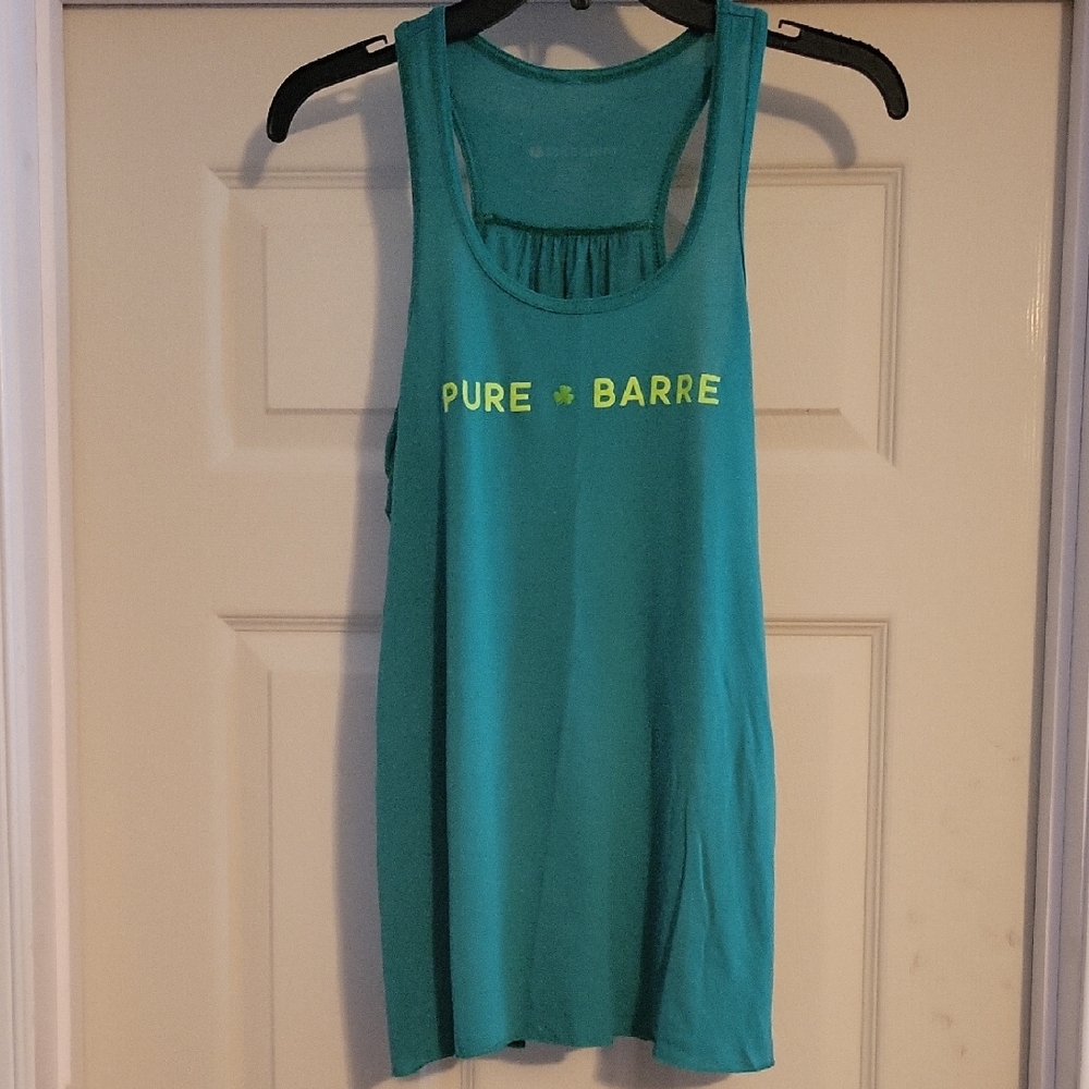 Pure Barre Green Tank Top